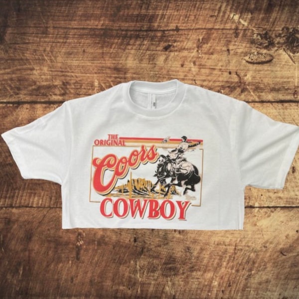 Coors Country Cowboy Crop Top