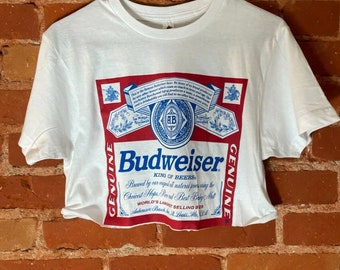 Original Budweiser Royalty Crop Top