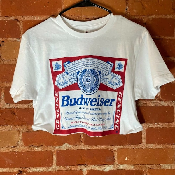 Original Budweiser Royalty Crop Top