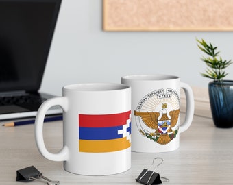 Artsakh Ceramic Mug 11oz, coffee mug, coffee lover gift, coffee, tea, tea cup, Perfect for Coffee & Tea Lovers