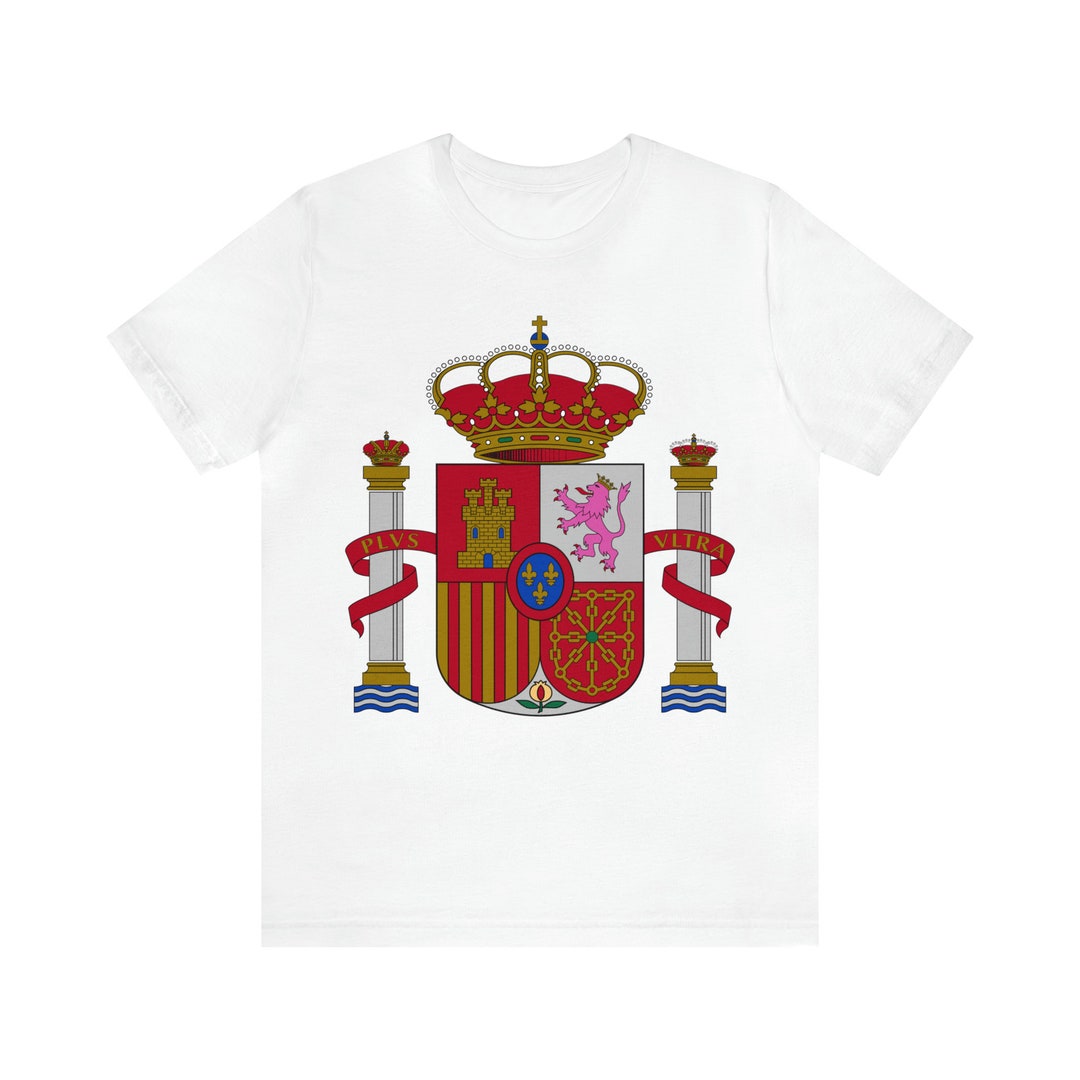 Camiseta del escudo de armas de España, camiseta con el emblema de