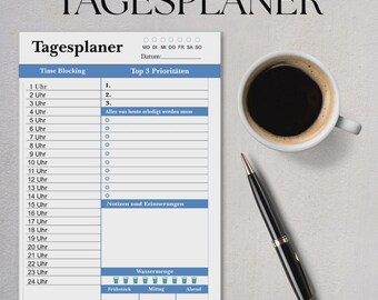 Daily planner | To-do list | Productivity planner | Minimalist