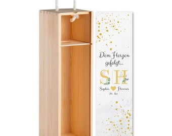 Following the heart | Wine box | Love | Wedding