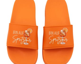 Bin auf Spritztour | Badelatschen | Hausschuhe | Badeschlappen | Flip Flops