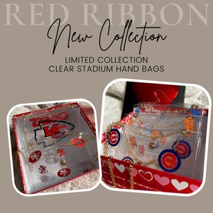 Benutzerdefinierte klare Stadion Handtaschen