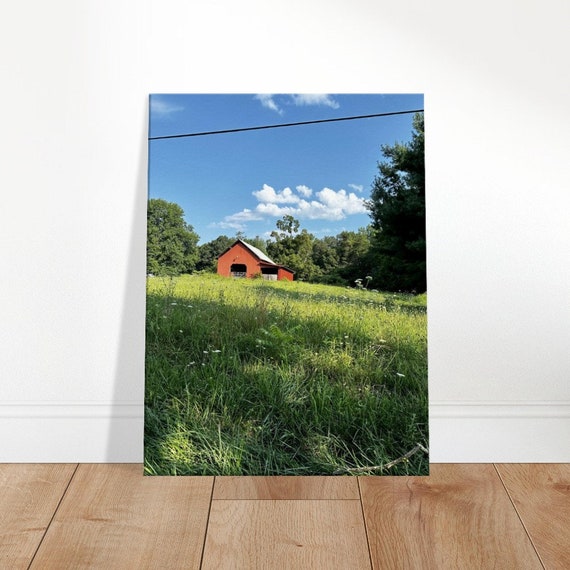 Red Country Barn 18x24 Canvas 