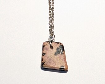 Necklace - Rhodonite