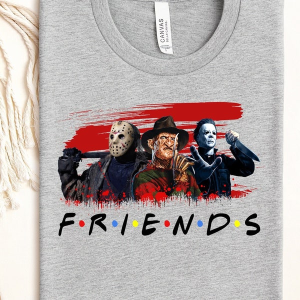 Jason Voorhees Michael Myers Freddy Krueger Shirt, Horror Movie Characters  T-shirt, Spooky Season Shirt, Horror Movie Characters Shirt