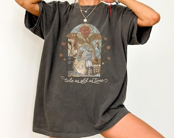 Comfort Colors® Cute Retro Tales T-shirt, Tale As Old As Time Tee, Tales Lovers Tee, Cute Girly Gift, Tales Lovers Gift, Women Gift Tee