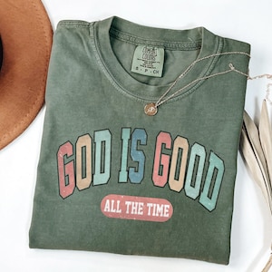 Comfort Colors® Religious Shirt, Jesus Shirt, God Is Good TShirt, Comfort Colors Christian Tee, Faith Tee, Bible Verse, Religious Women Gift