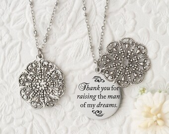 Wedding Jewelry Thank You for Raising the Man of My Dreams Mother