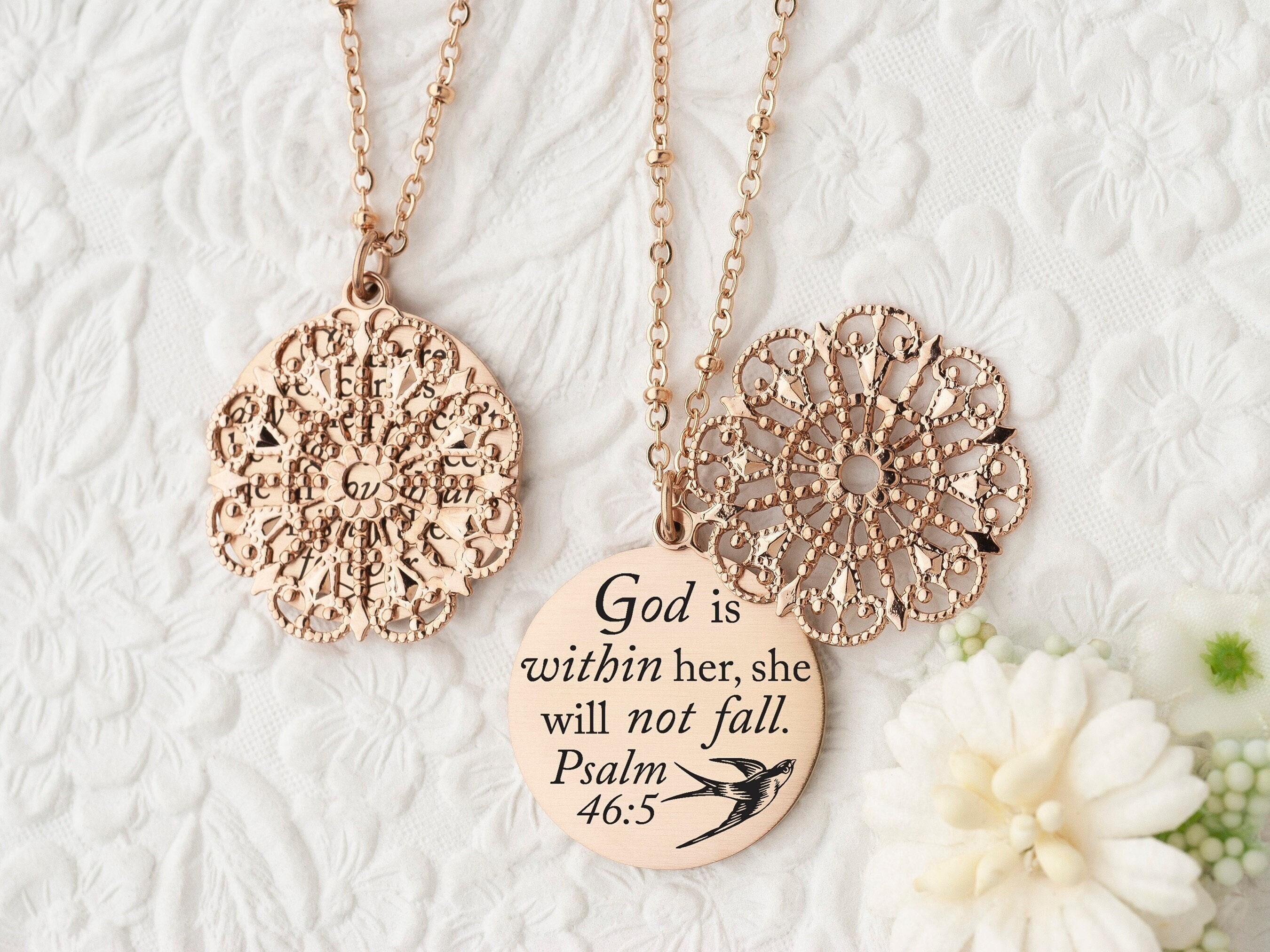 Bible Verse Necklace Etsy Australia