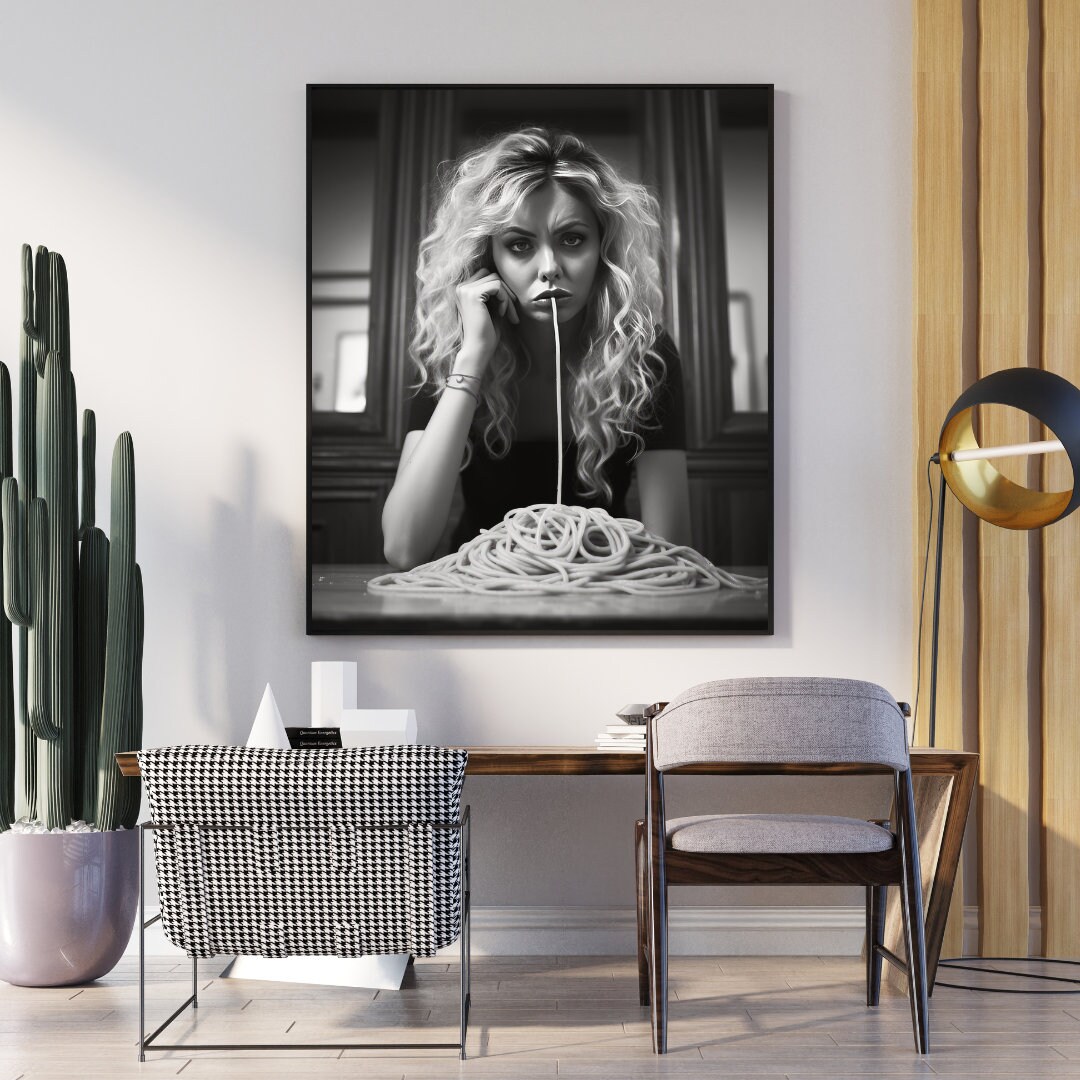 Black and White, Feminine Wall Art, Trendy Wall Art, Vintage Print ...