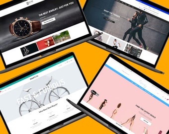あなたのために完成 - ドロップシッピングやeコマースに携わる方のための15のプレミアムShopifyテーマ - ウェブサイトテンプレート - ウェブサイトデザイン - Shopifyストア