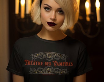 Théâtre des Vampires Women's Fitted Tee | Interview with the Vampire Inspired