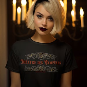 Théâtre des Vampires Women&#39;s Fitted Tee | Interview with the Vampire Inspired