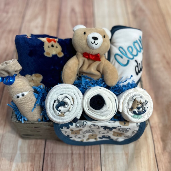 Baby Boy Gift Basket Etsy