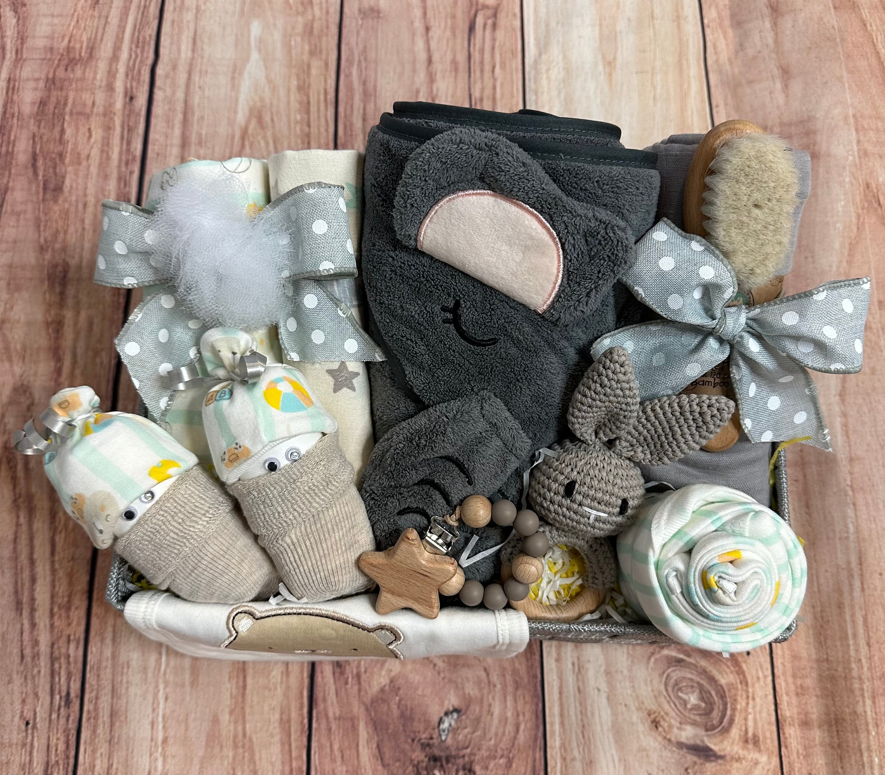 Neutral Baby Gift Basket/new Baby Gift Basket/baby Shower