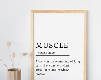 Massage Therapy Poster Muscle Definition