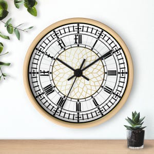 Big Ben Tower Clock Inspired Wall Clock | Historical Decor, Artistic Clock, Unique Home Accent, London, England