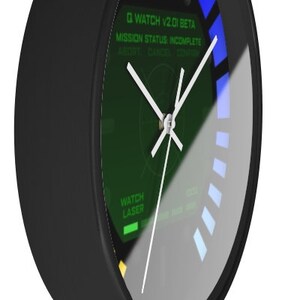 Reloj de pared estilo James Bond Goldeneye 007: reloj único, silencioso y fácil de instalar. Decoración perfecta con temática de espías para el hogar o la oficina imagen 8