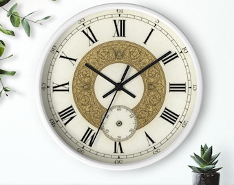 Catálogo de relojes americanos de 1867, silencioso, 25 cm, marco blanco, envío gratuito.