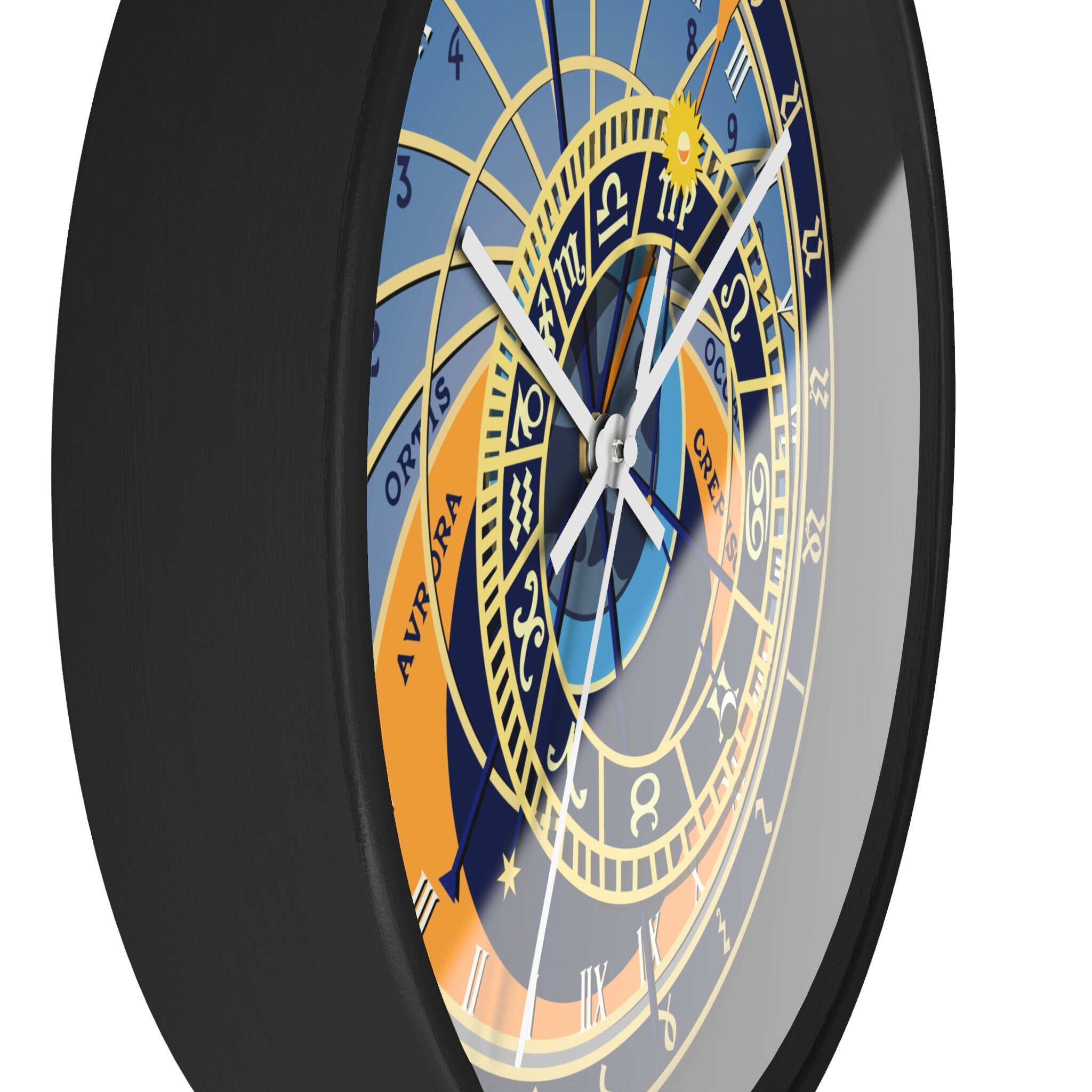 Prague Orloj Astronomical Clock Inspired Wall Clock | Historical Decor ...