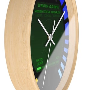 Reloj de pared estilo James Bond Goldeneye 007: reloj único, silencioso y fácil de instalar. Decoración perfecta con temática de espías para el hogar o la oficina imagen 7