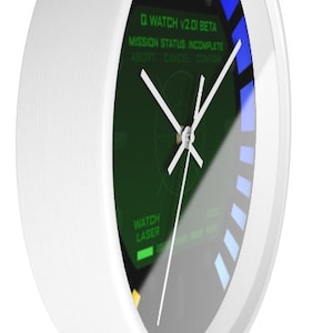 Reloj de pared estilo James Bond Goldeneye 007: reloj único, silencioso y fácil de instalar. Decoración perfecta con temática de espías para el hogar o la oficina imagen 9