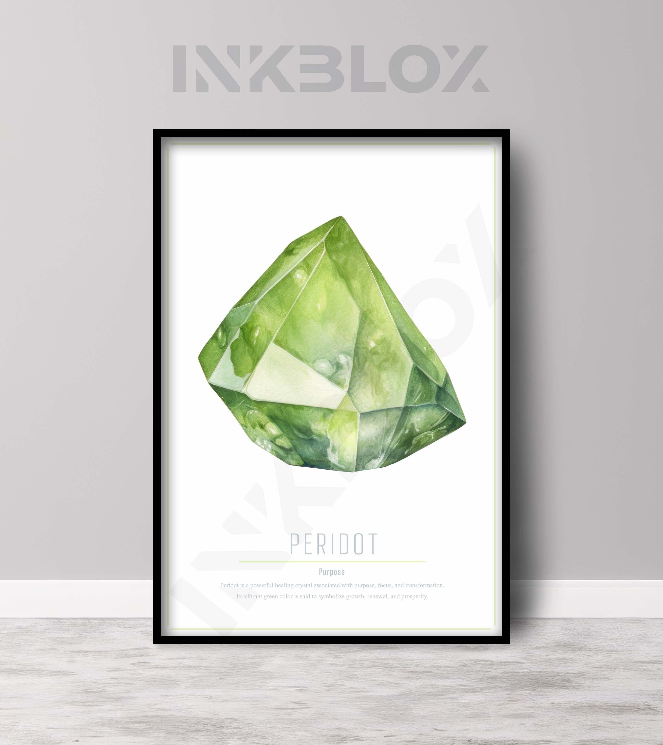 Peridot Art Print - Etsy