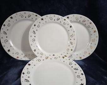 Vintage Pampered Chef "Celebration" Dessert Plates