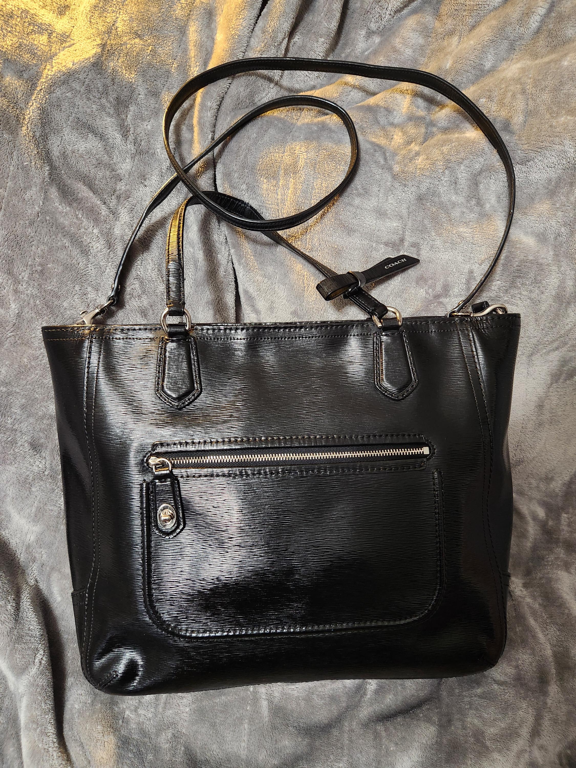 Vintage Coach Patent Leather Shoulder Bag - Etsy display picture 2