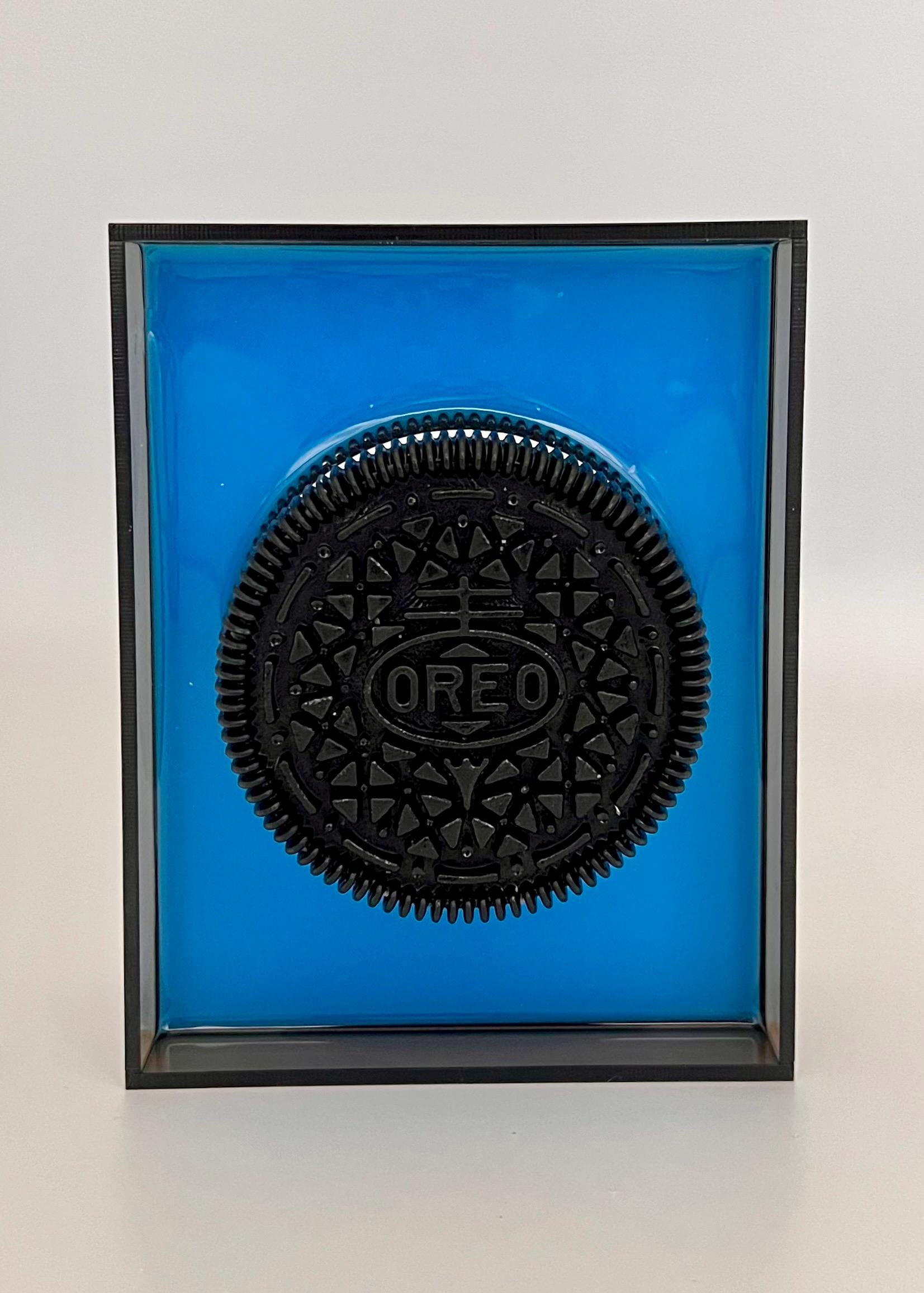 Handmade 3D Giant Resin Oreo Cookie Art: Pop Food Decor Wall Home