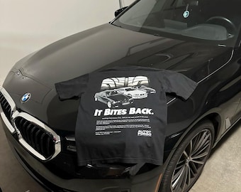 BMW Tire Graphic Tee Racing Car Shirt Drift Style Retro Motorsport Streetwear Design