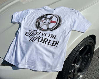 Volk TE37 Wheel T-Shirt – JDM Car Enthusiast Graphic Tee
