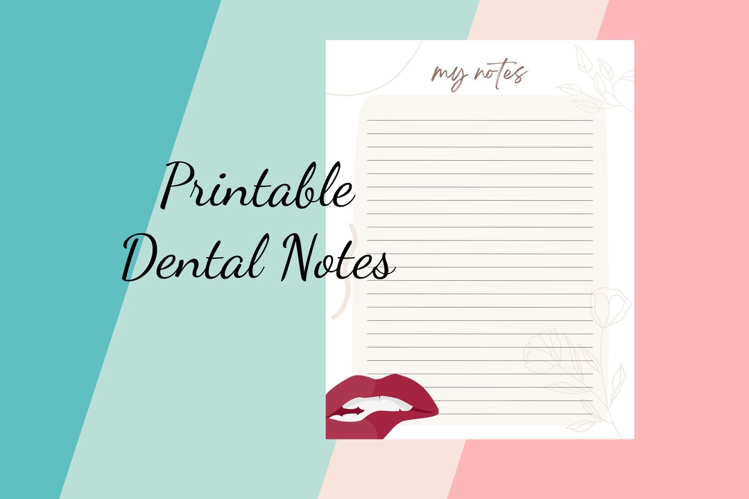 Digital Dental Notes Dentistry Notes Dental Hygiene Notes Dental