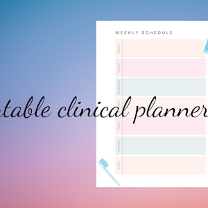 Digital Dental Planner | dentistry planner | dental hygiene clinicals | dental student planner | RDH | dentist | tooth stationary | minimal