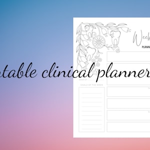 Digital Dental Planner | dentistry planner | dental hygiene clinicals | dental student planner | RDH | dentist | tooth stationary | minimal