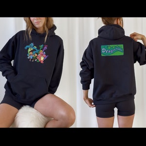 Dragon Tales, Erwachsene Unisex Grafik Hoodie, PBS Kids, Nostalgie, 90s Kind, Kapuze, Grafik Sweatshirt, Kindheit