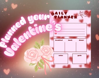 Cupid Daily Planner | Valentine's Pink To-Do List (Instant Download)