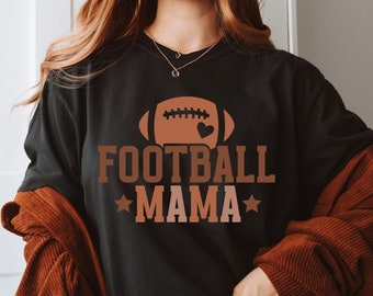 Football Mama Comfort Colors T-Shirt, Football Mom Shirt