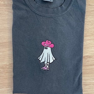 Cowgirl Ghost Comfort Color Tshirt