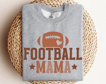 Football Mama Crewneck Sweatshirt, Football Mom Sweater
