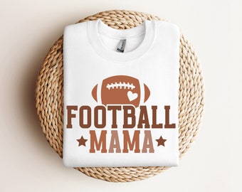 Football Mama Crewneck Sweatshirt, Football Mom Sweater