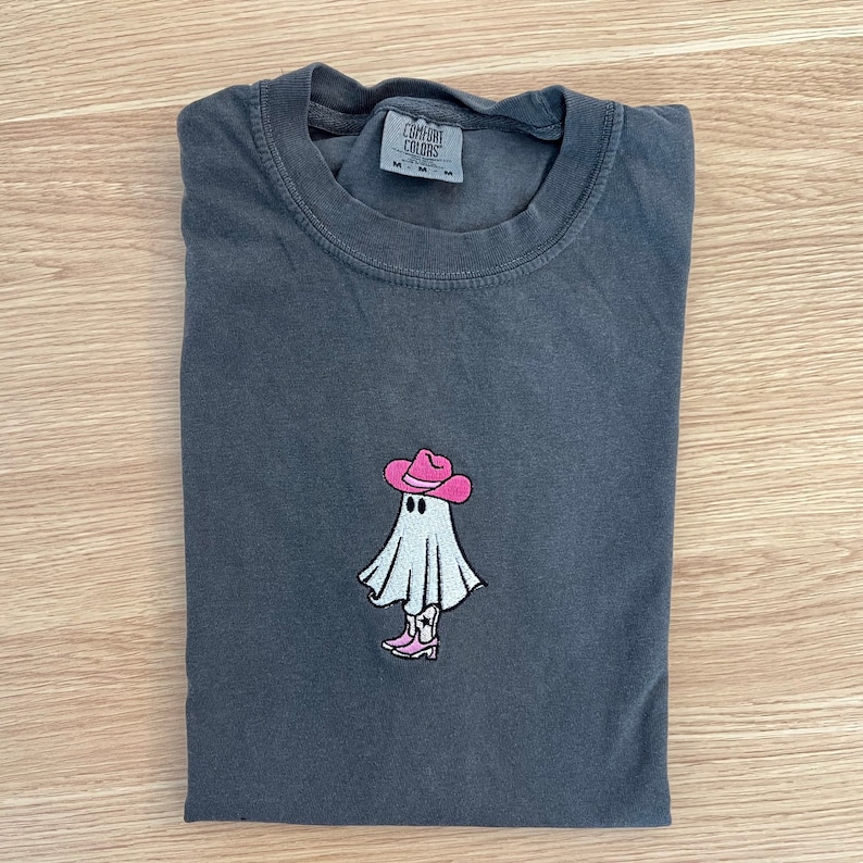 Cowgirl Ghost Comfort Color Tshirt