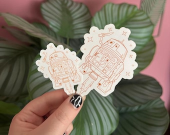 Chopper Droid Sticker | Star Wars Rebels, Minimal Aesthetic