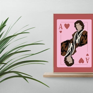 Naipe Anakin / Inspirado en Star Wars / Póster minimalista / Estética de moda / Póster lindo de Star Wars / Regalos para niñas / Star Wars Girly