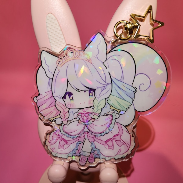 Princess Mari Curtsy Bag Charm + Keychain