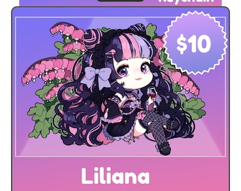 Liliana Floral Keychain