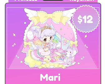 Princess Mari Comfy Room Keychain